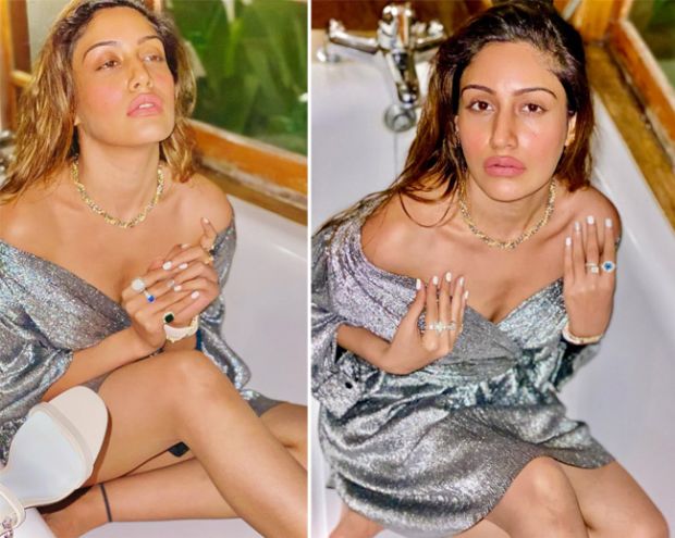 Surbhi Chandna Looks Amazing In A Silver Dress