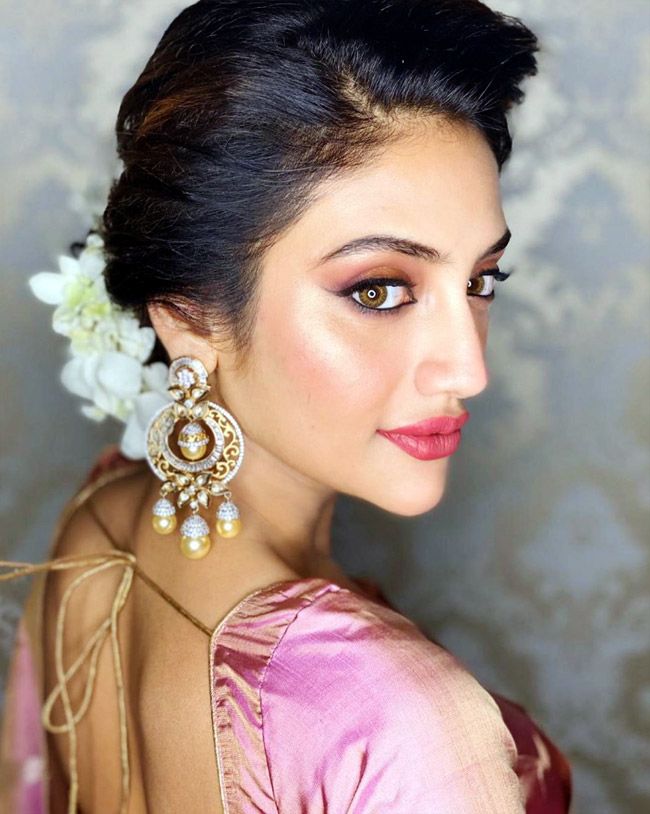 Nusrat Jahan's Shares Stunning Saree Pictures On Instagram