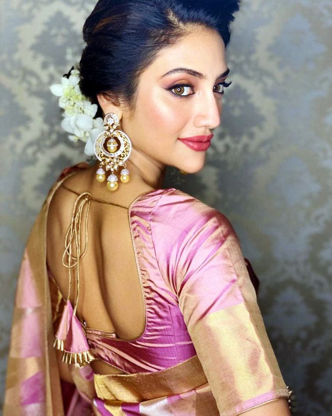 Nusrat Jahan's Shares Stunning Saree Pictures On Instagram