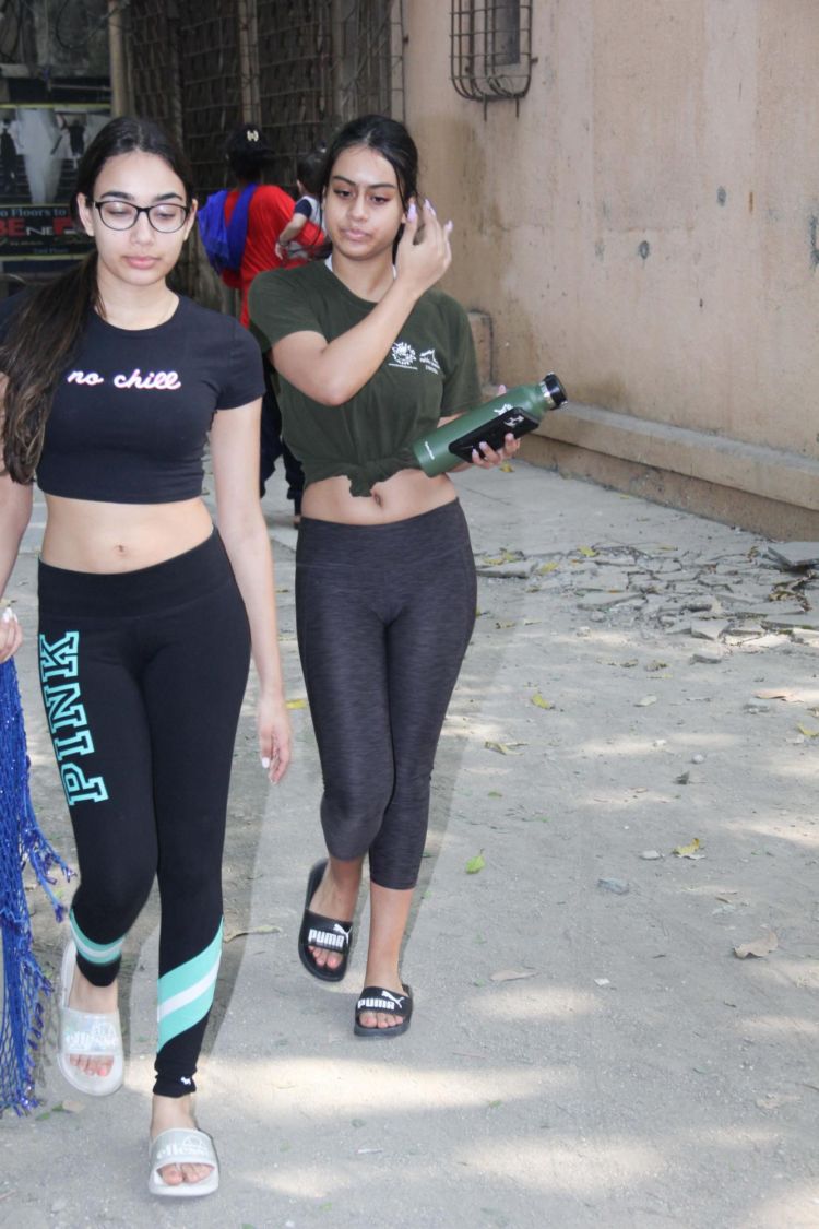 Shanaya Kapoor And Nysa Devgn Spotted After Their Dance Class