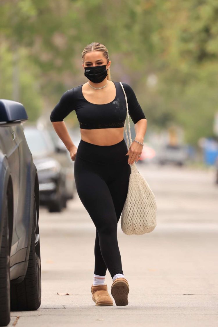 Addison Rae Leaving Her Pilates Class In West Hollywood