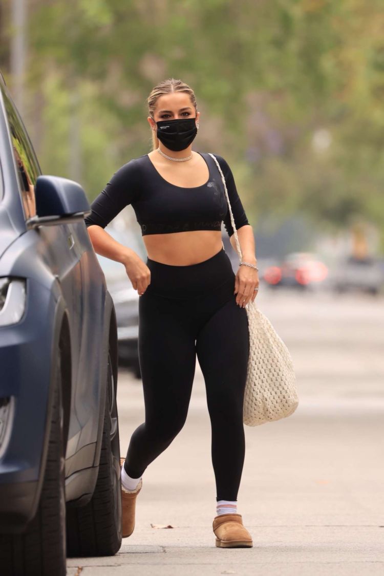 Addison Rae Leaving Her Pilates Class In West Hollywood