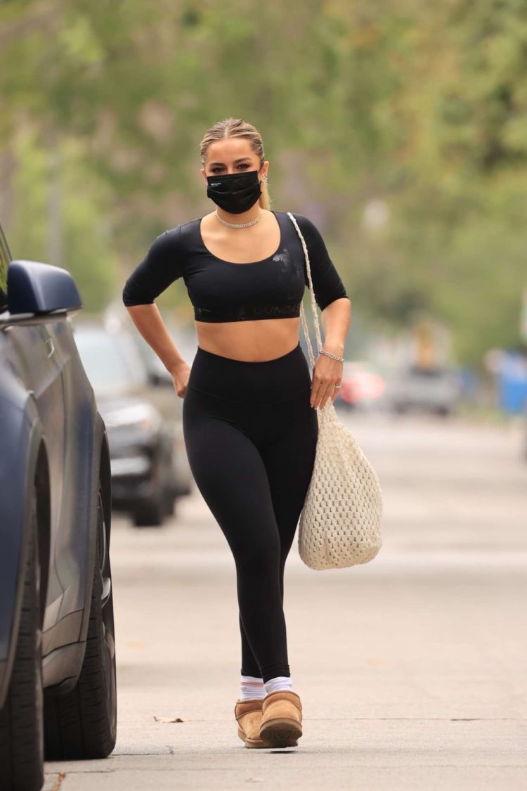 Addison Rae Leaving Her Pilates Class In West Hollywood