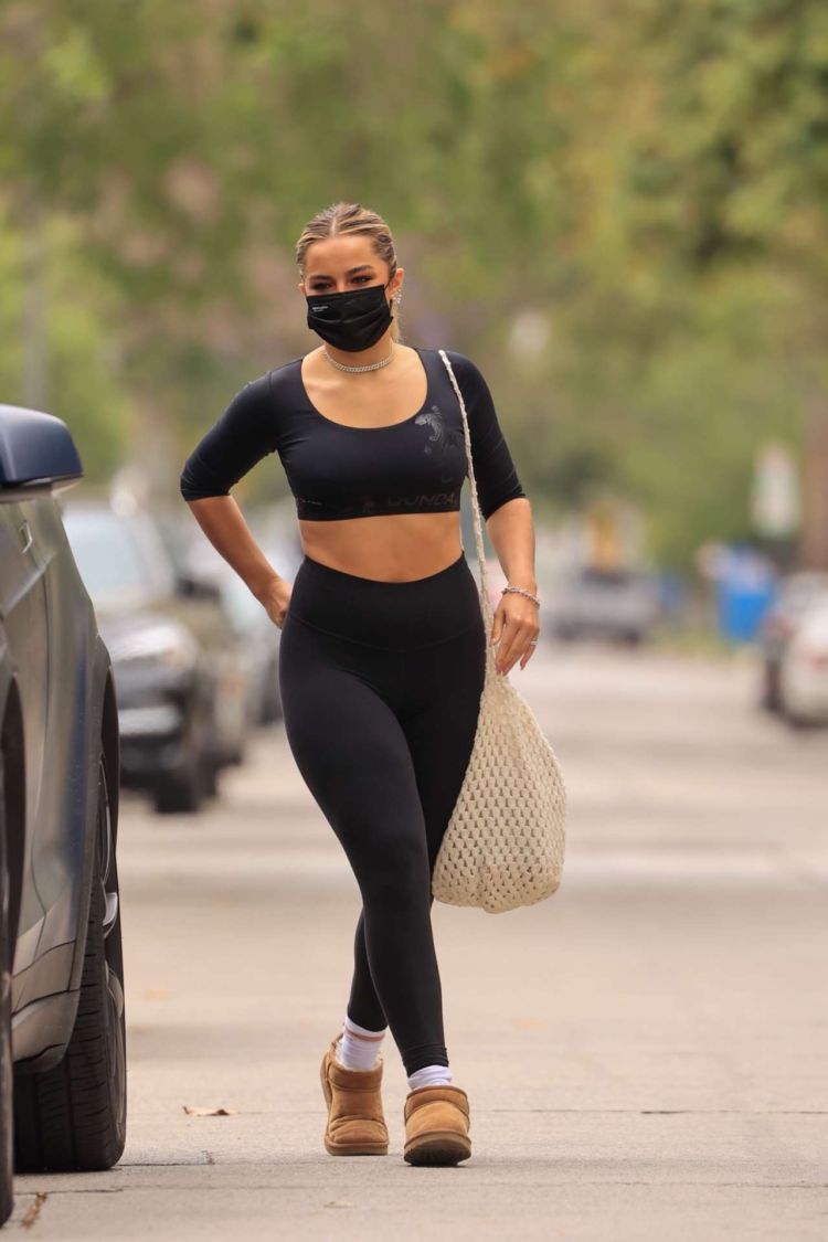 Addison Rae Leaving Her Pilates Class In West Hollywood