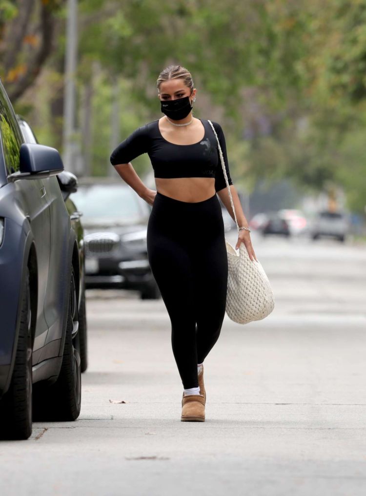Addison Rae Leaving Her Pilates Class In West Hollywood