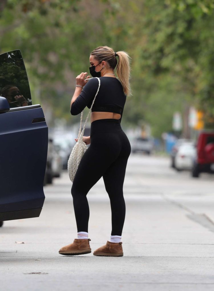Addison Rae Leaving Her Pilates Class In West Hollywood