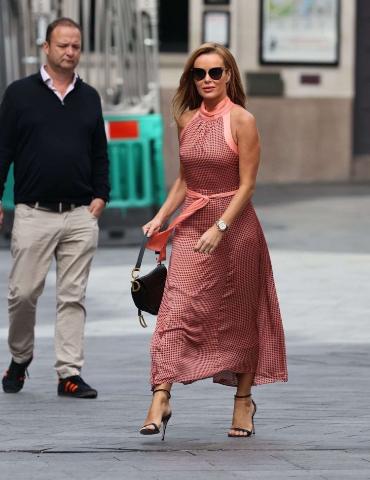 Gorgeous Amanda Holden Spotted Out In London