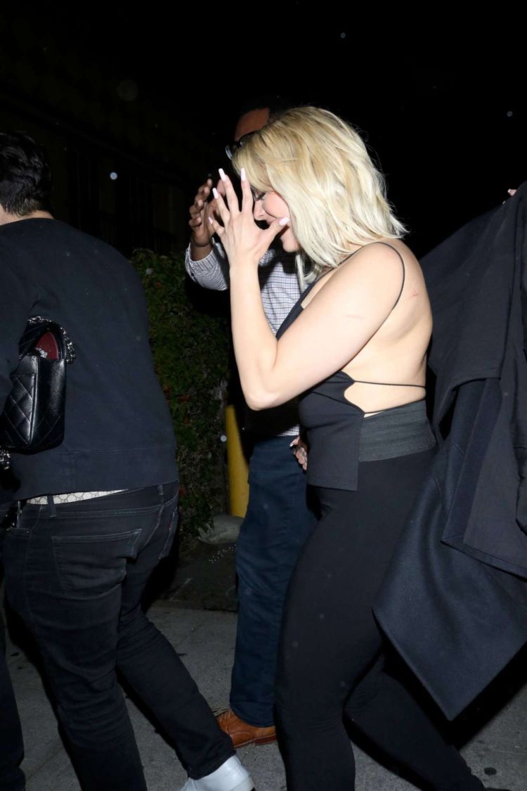 Bebe Rexha Arrives At Delilah Nightclub In West Hollywood