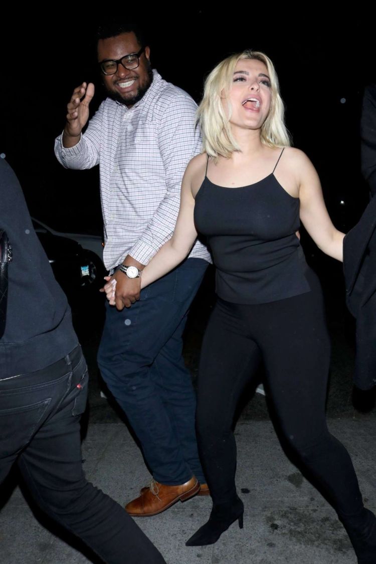 Bebe Rexha Arrives At Delilah Nightclub In West Hollywood