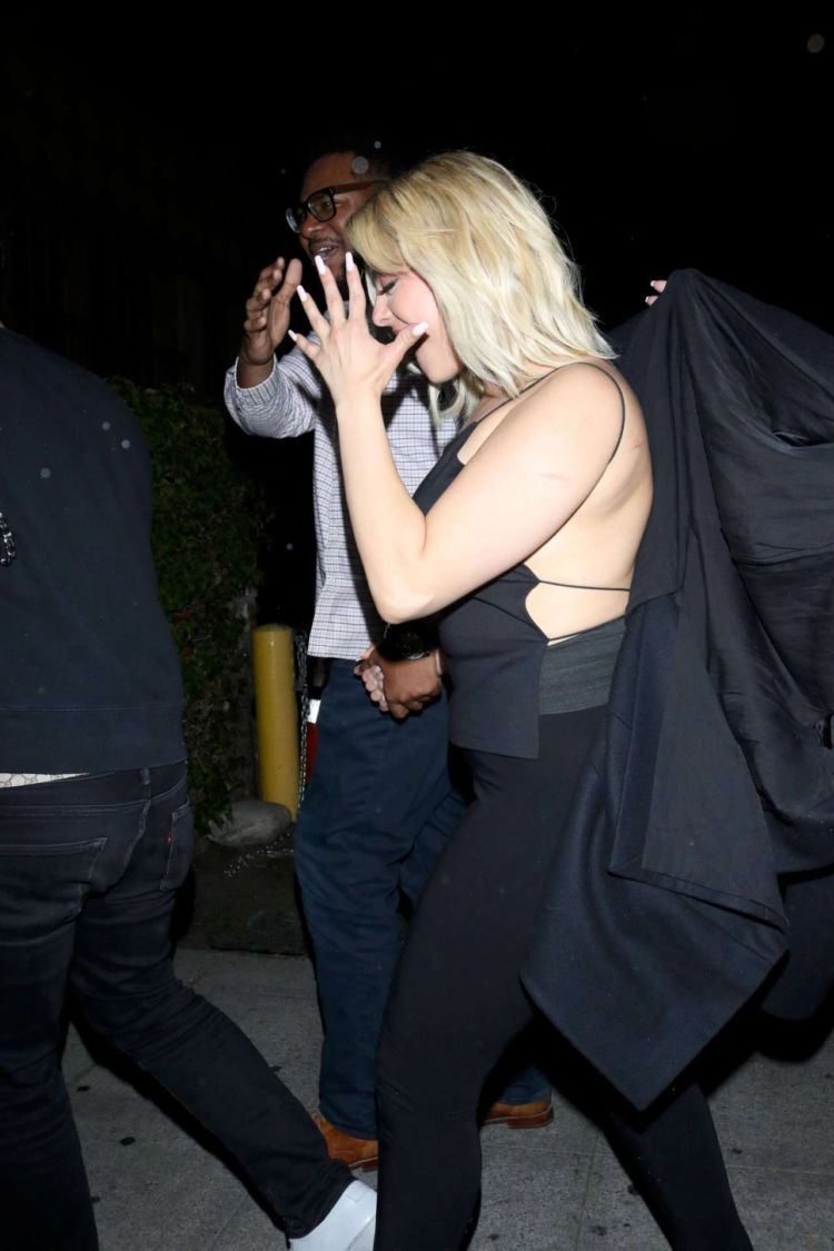 Bebe Rexha Arrives At Delilah Nightclub In West Hollywood