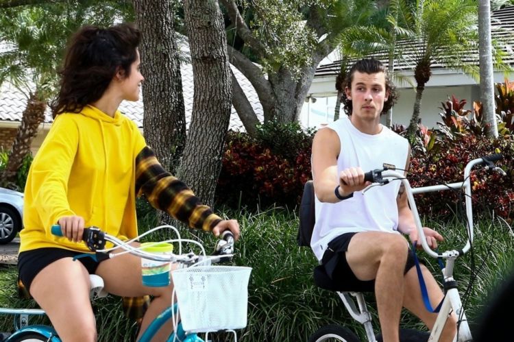 Camila Cabello Enjoy Riding A Bicycle In Miami