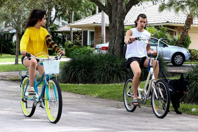 Camila Cabello Enjoy Riding A Bicycle In Miami