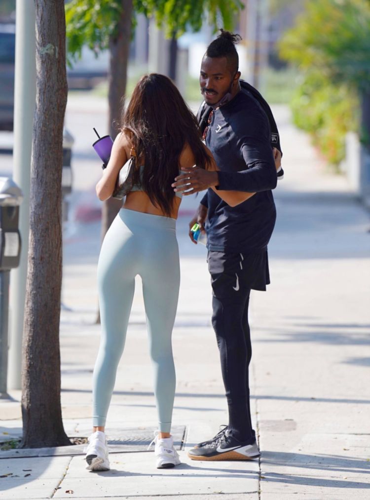 Pretty Chantel Jeffries In Leggings Out In West Hollywood