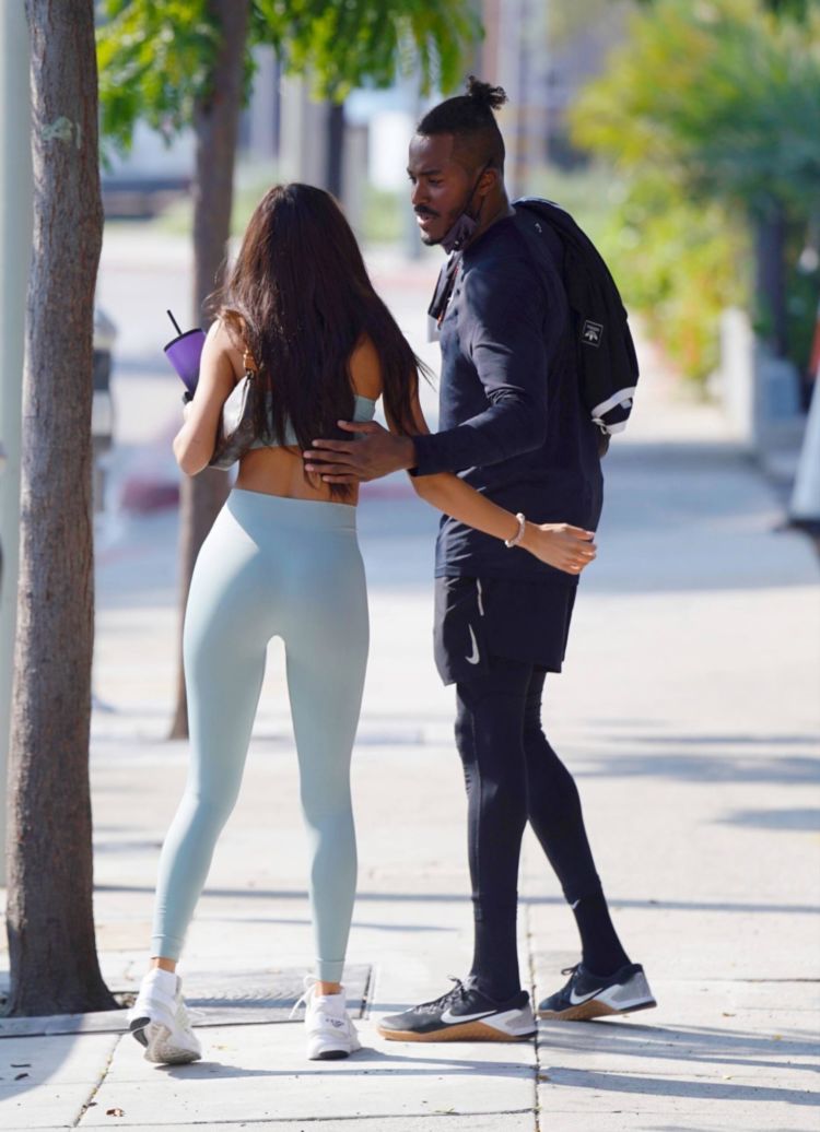 Pretty Chantel Jeffries In Leggings Out In West Hollywood