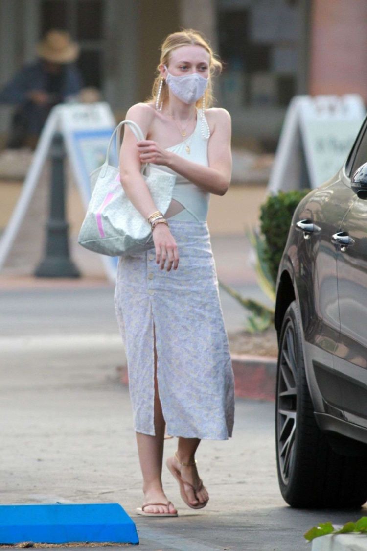 Dakota Fanning Spotted Going Out With Friends In Malibu