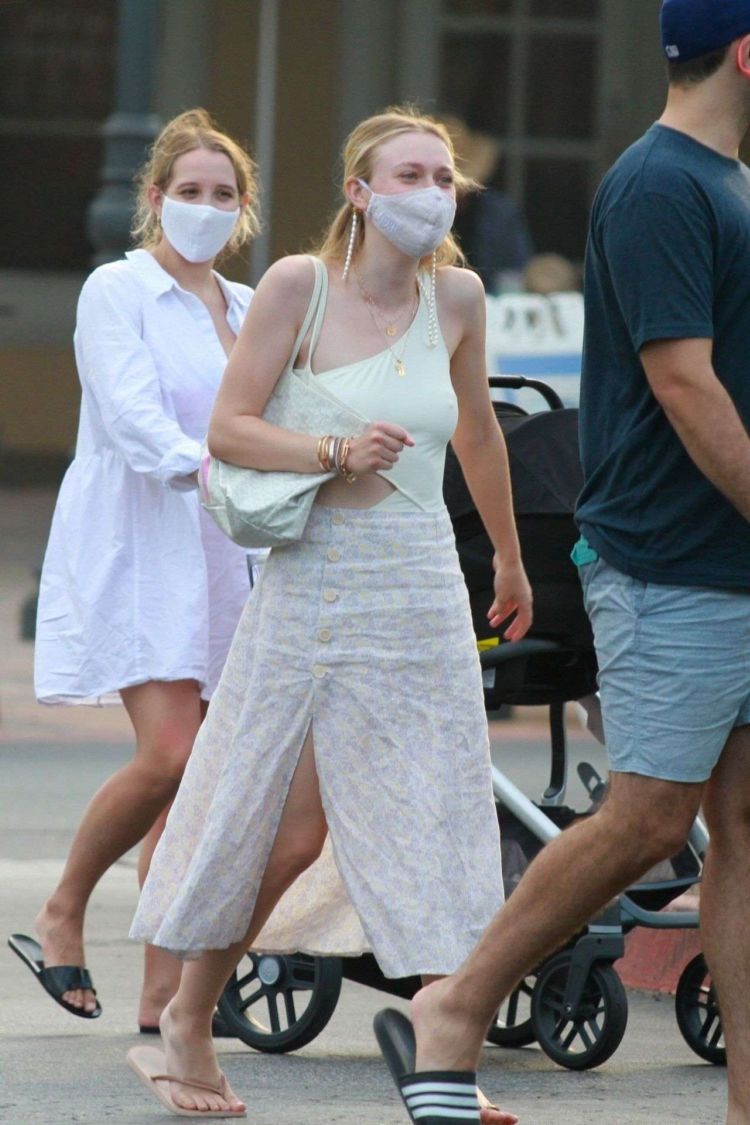 Dakota Fanning Spotted Going Out With Friends In Malibu