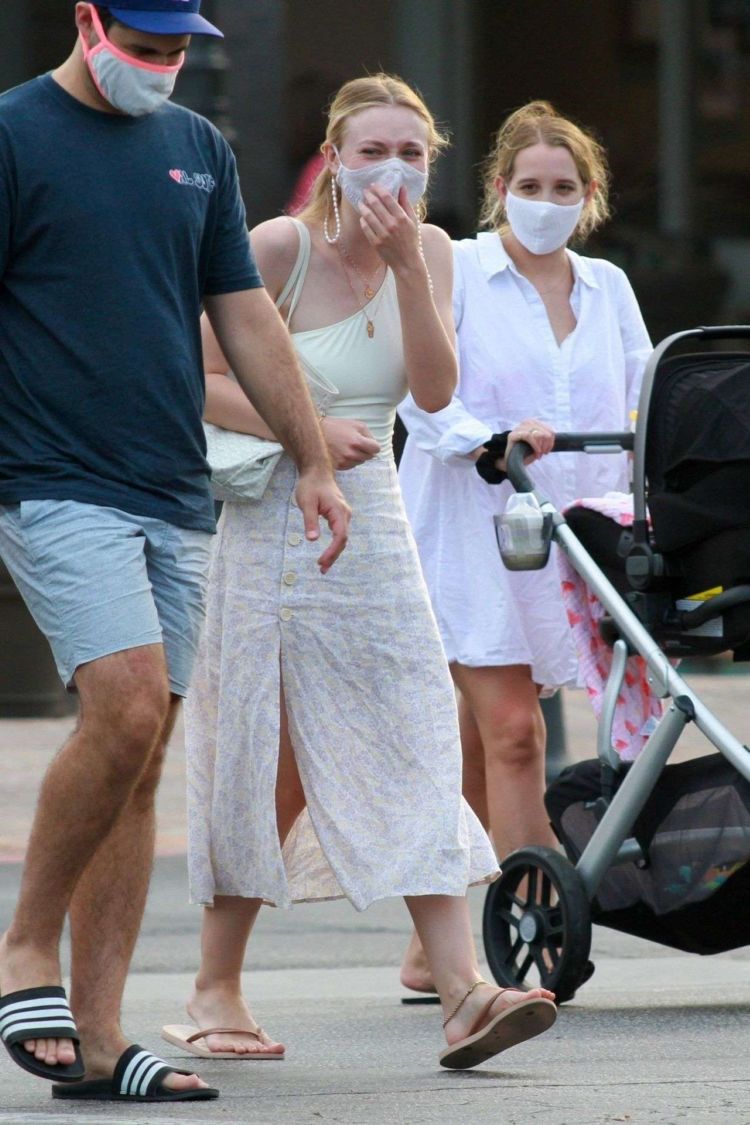 Dakota Fanning Spotted Going Out With Friends In Malibu