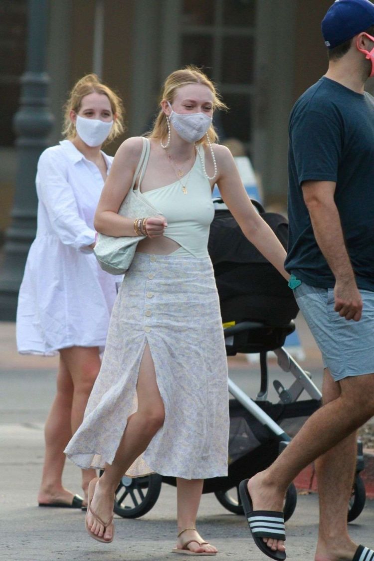 Dakota Fanning Spotted Going Out With Friends In Malibu