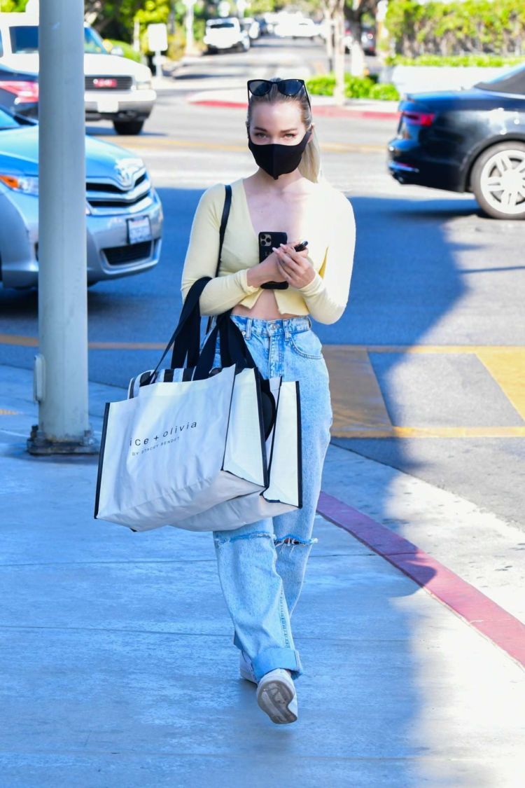 Dove Cameron Spotted Shopping At Alice And Olivia In West Hollywood