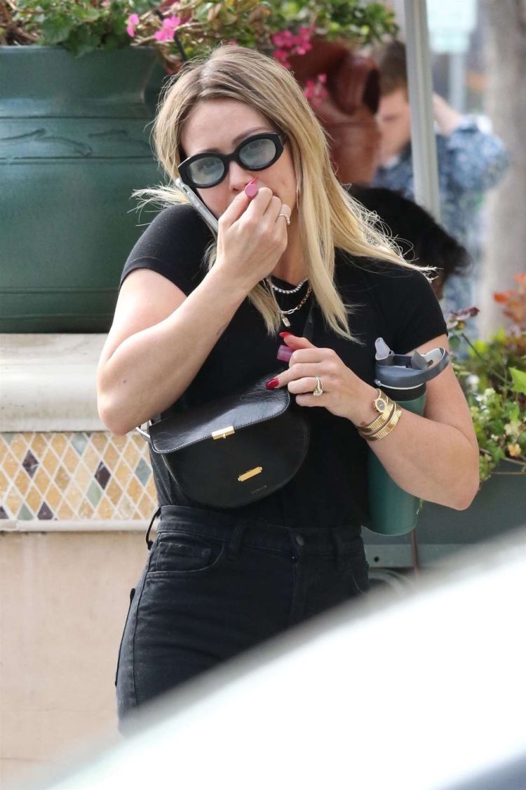 Hilary Duff Candids While Going To A Meeting In Los Angeles