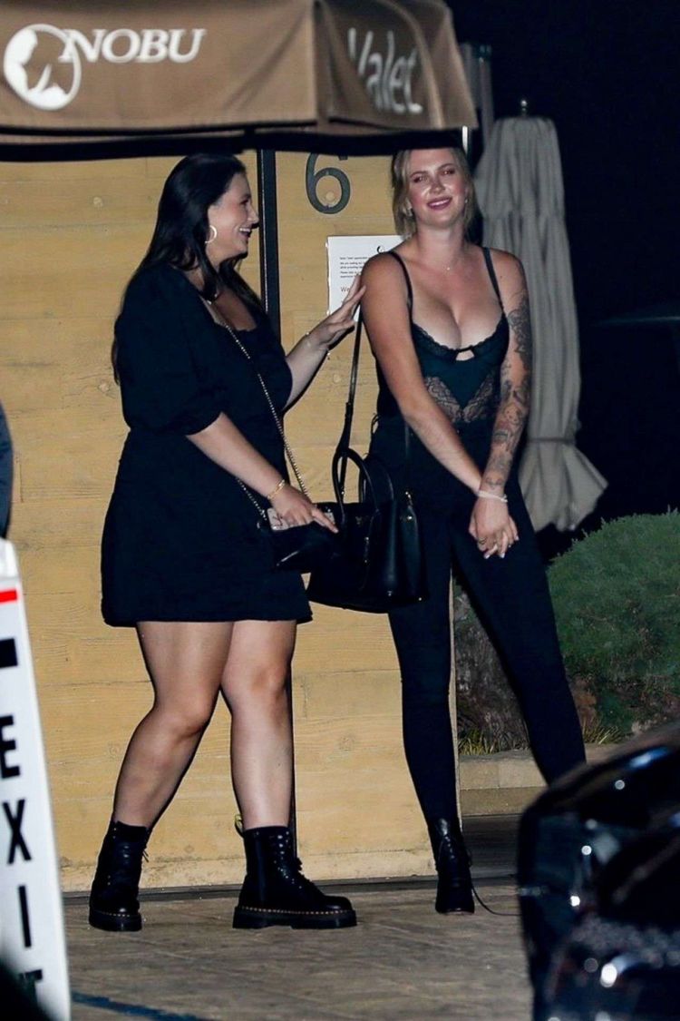 Ireland Baldwin Candids As She Leaves Nobu After Dinner With Friends