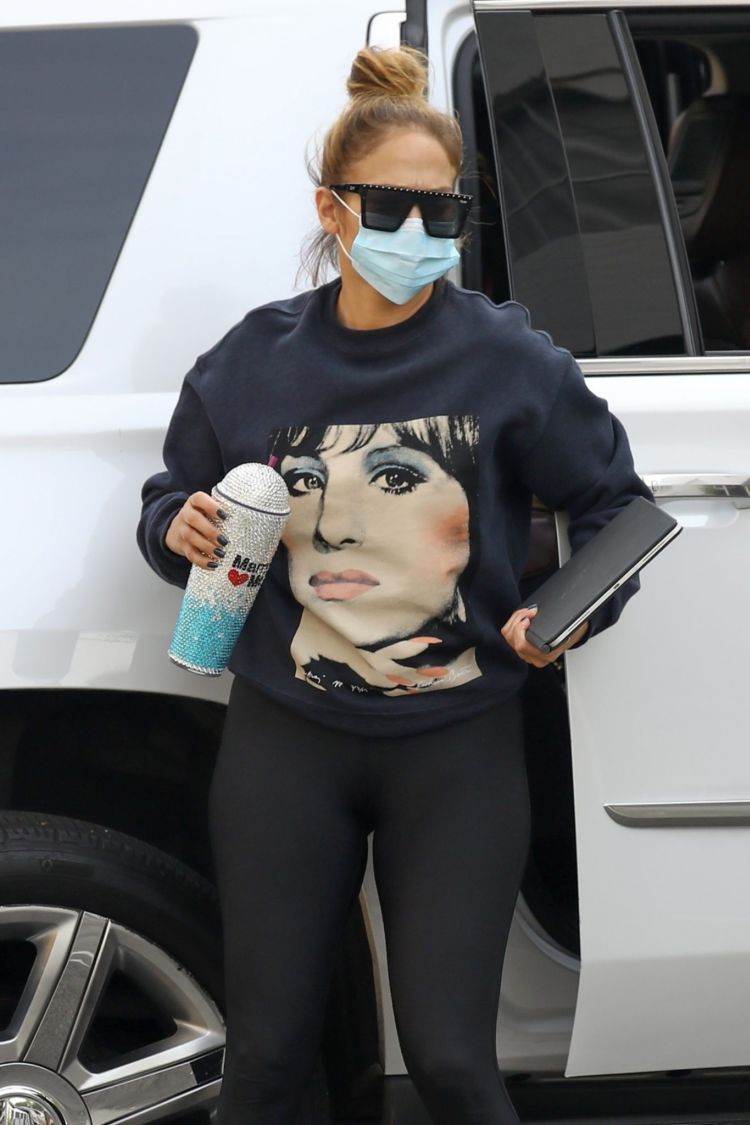 Jennifer Lopez Spotted Heading For A Business Meeting In Beverly Hills