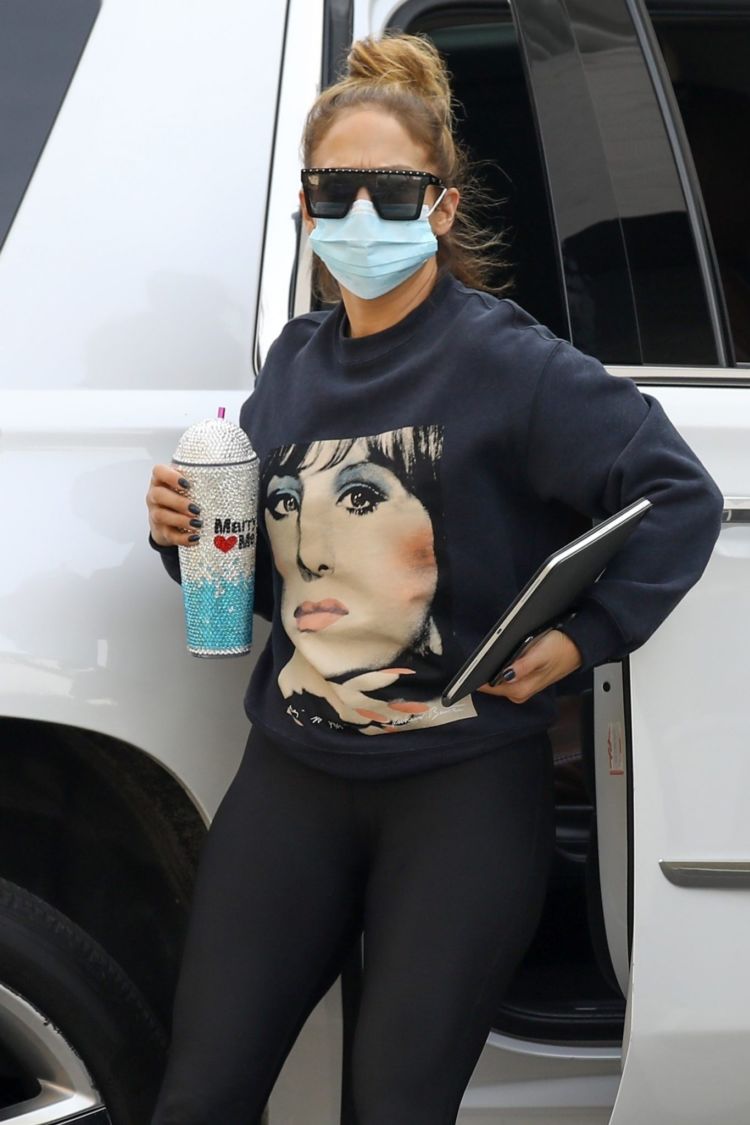 Jennifer Lopez Spotted Heading For A Business Meeting In Beverly Hills