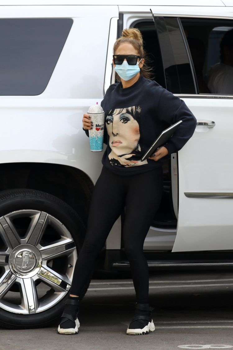 Jennifer Lopez Spotted Heading For A Business Meeting In Beverly Hills