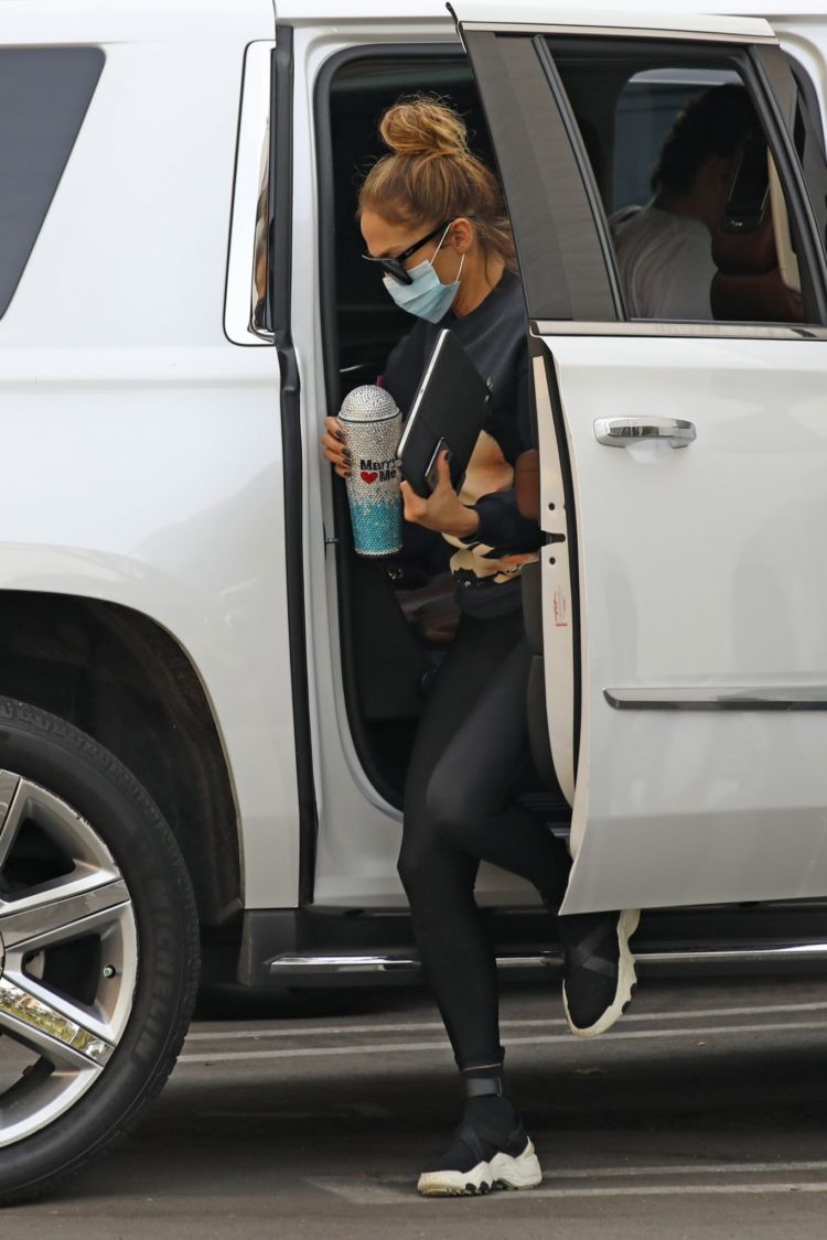 Jennifer Lopez Spotted Heading For A Business Meeting In Beverly Hills