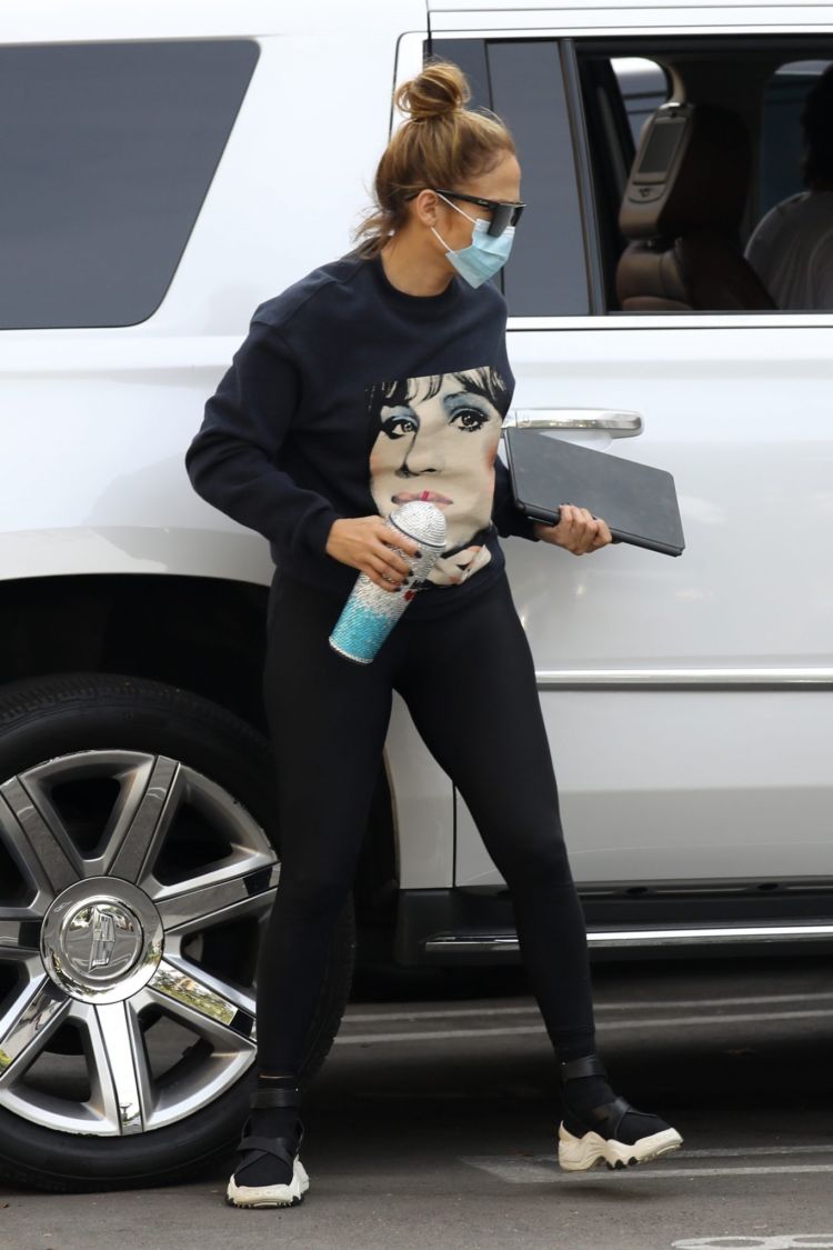 Jennifer Lopez Spotted Heading For A Business Meeting In Beverly Hills