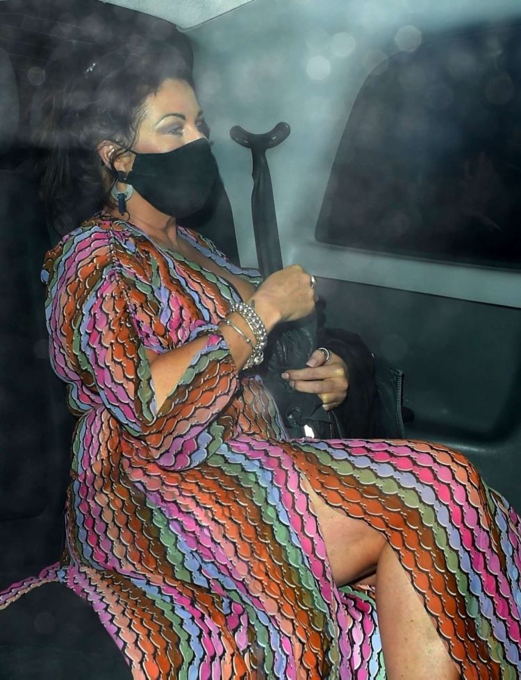 Jessie Wallace Goes Out For A Night Out In London