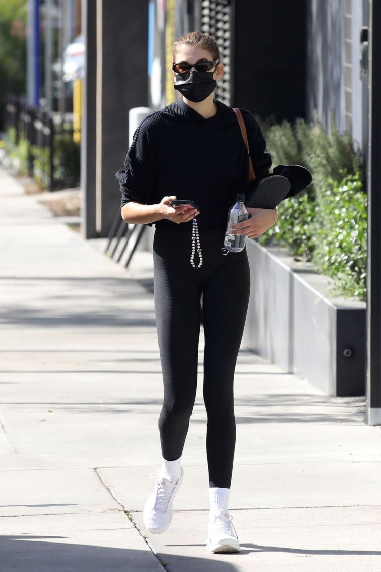 Kaia Gerber Spotted Leaving Her Gym In West Hollywood