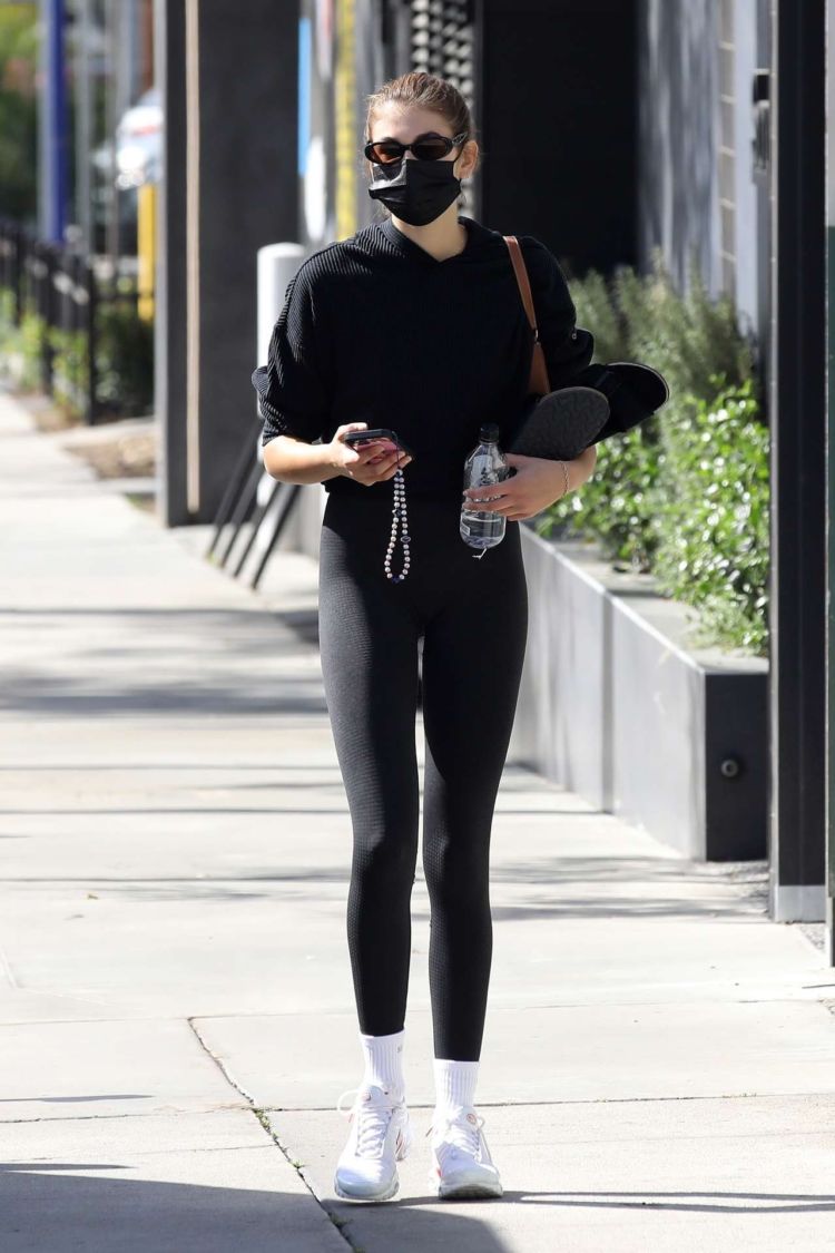 Kaia Gerber Spotted Leaving Her Gym In West Hollywood