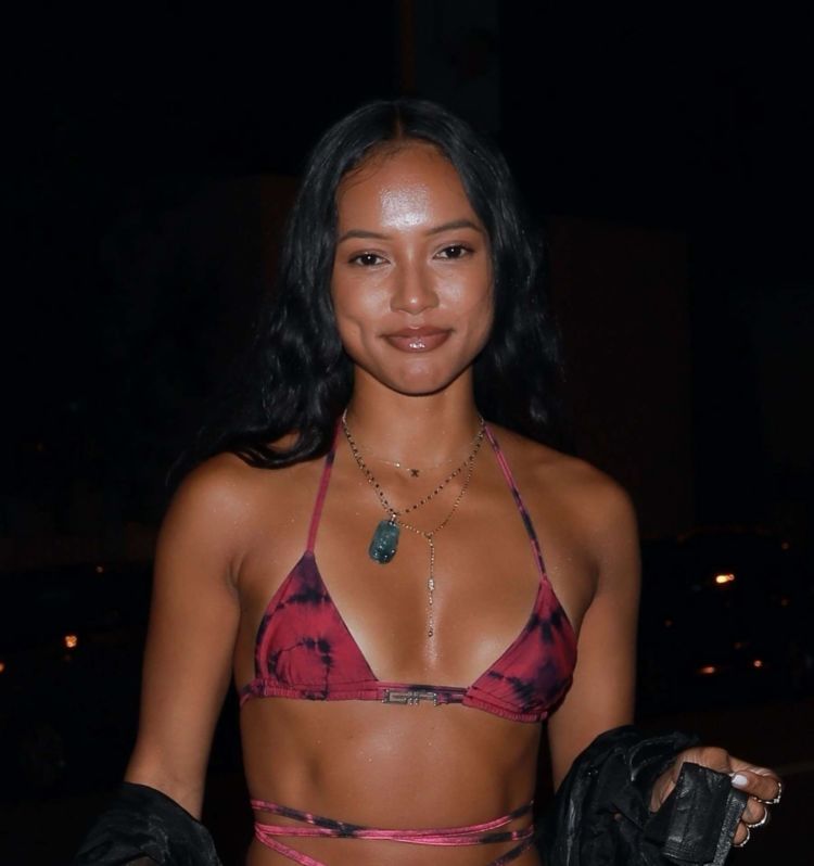 Karrueche Tran Spotted Outside Catch In West Hollywood