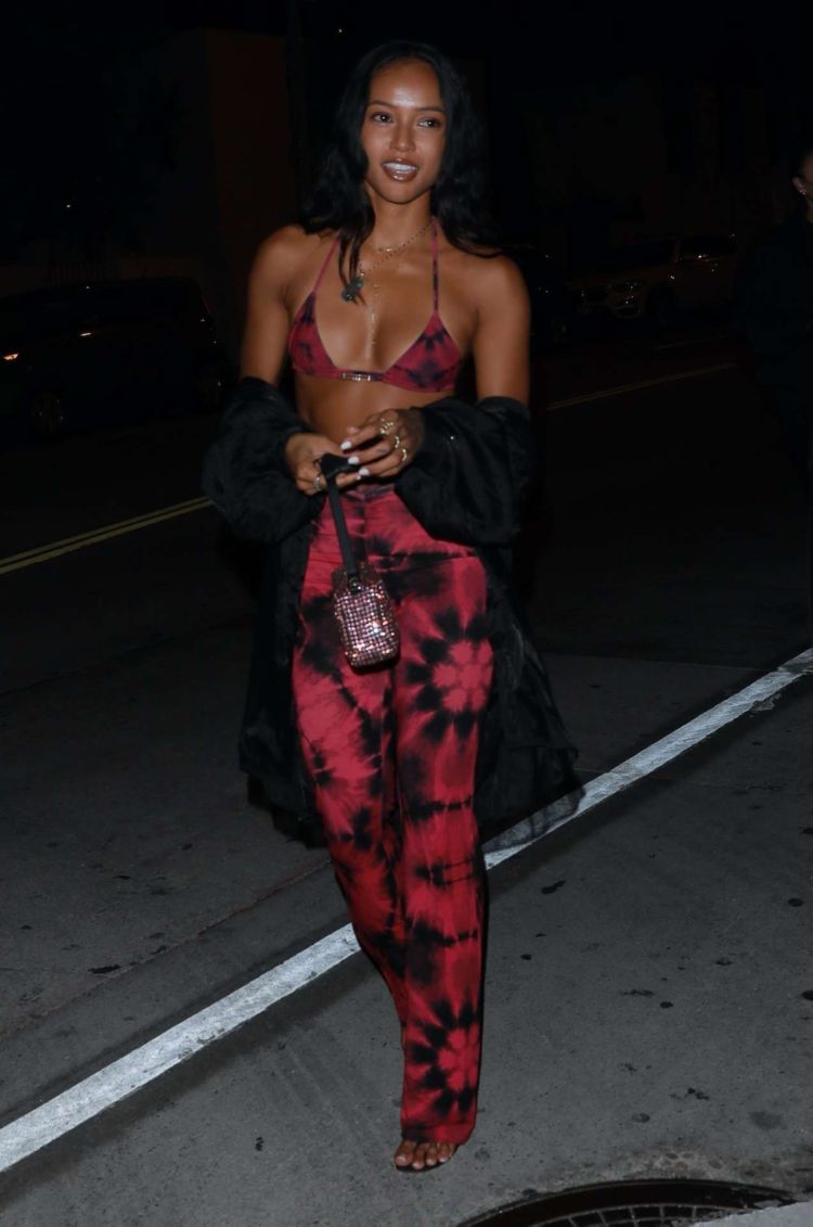Karrueche Tran Spotted Outside Catch In West Hollywood