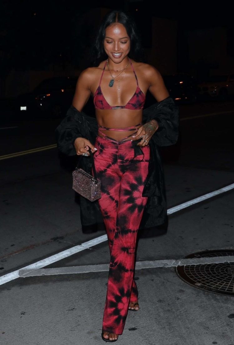 Karrueche Tran Spotted Outside Catch In West Hollywood
