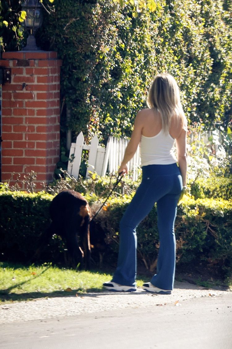 Kate Hudson Spotted Walking Her Dog In Pacific Palisades