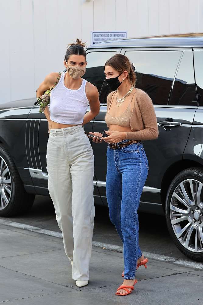 Kendall Jenner And Hailey Bieber Spotted Shopping Together In Los Angeles
