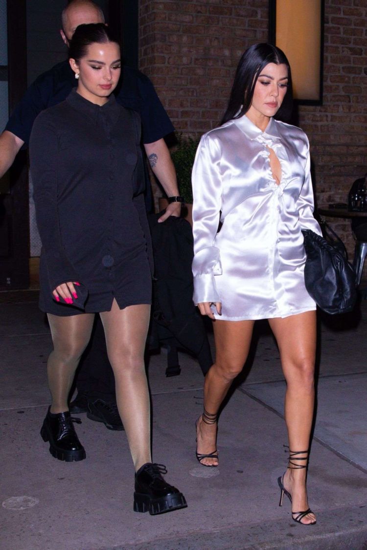 Kourtney Kardashian And Addison Rae Spotted Going Out For Dinner
