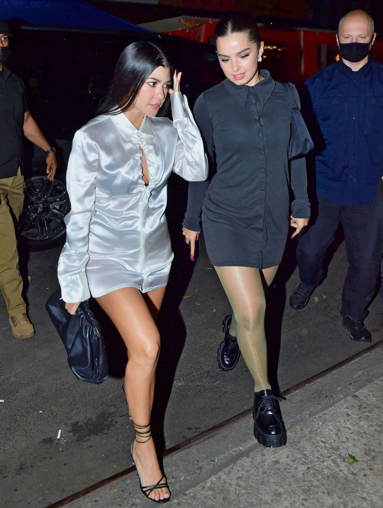 Kourtney Kardashian And Addison Rae Spotted Going Out For Dinner