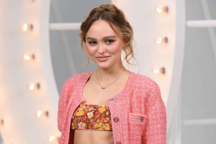 Lily-Rose Depp Poses At Chanel Photocall