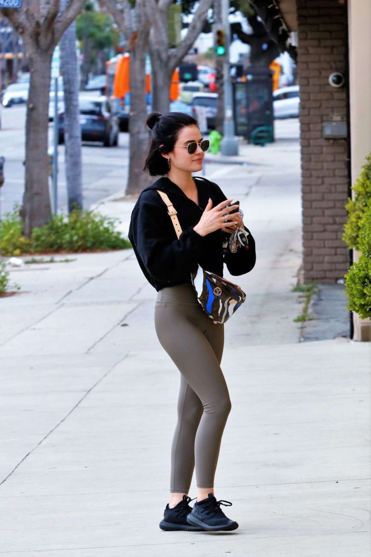 Lucy Hale Out And About Candids In Los Angeles