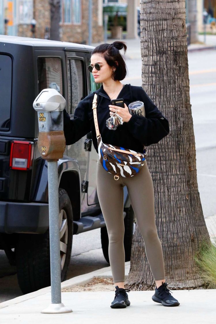 Lucy Hale Out And About Candids In Los Angeles