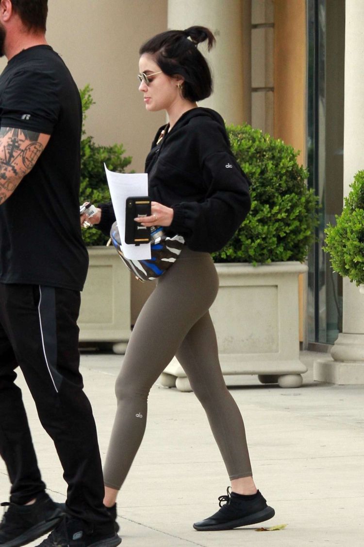 Lucy Hale Out And About Candids In Los Angeles