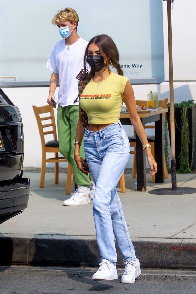 Madison Beer Goes Out For Lunch At Toast In West Hollywood