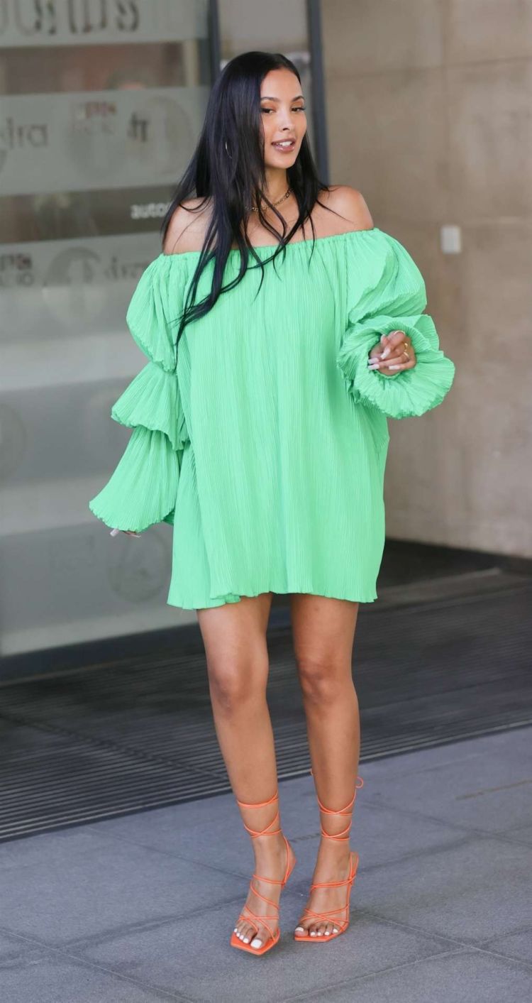 Gorgeous Maya Jama Spotted At BBC Studios In London