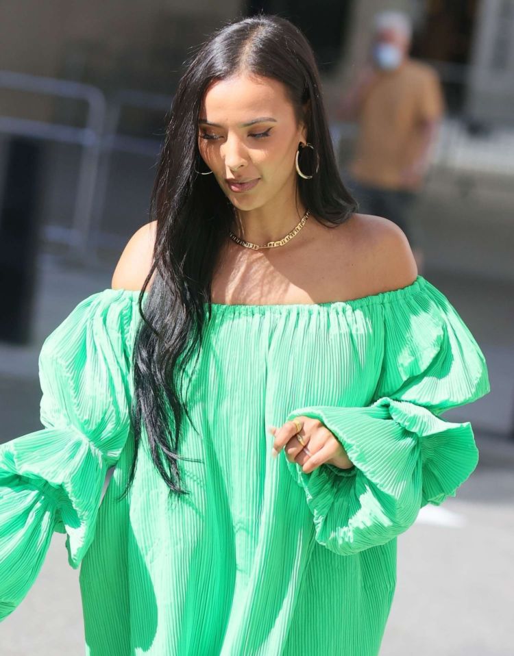 Gorgeous Maya Jama Spotted At BBC Studios In London
