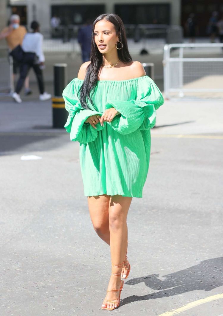 Gorgeous Maya Jama Spotted At BBC Studios In London