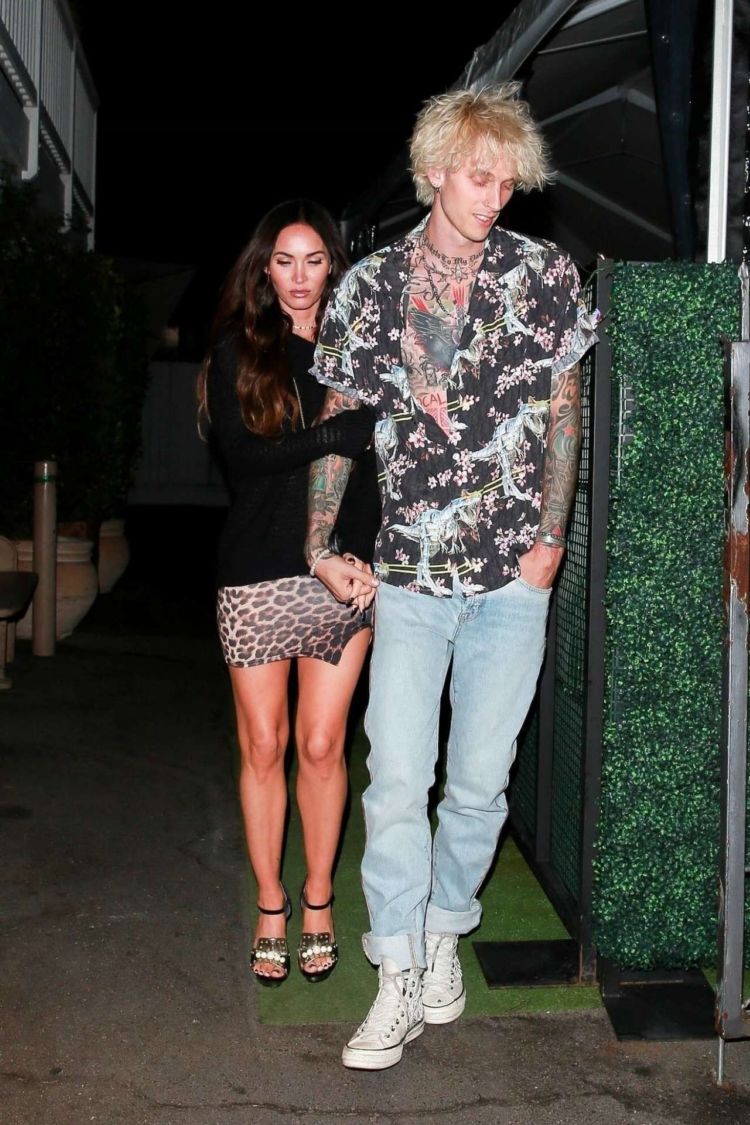 Megan Fox And Machine Gun Kelly At Their Dinner Date In Santa Monica