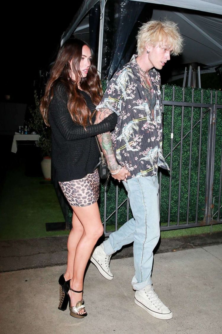 Megan Fox And Machine Gun Kelly At Their Dinner Date In Santa Monica